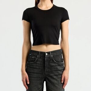 Cotton Citizen Black Standard Baby Tee